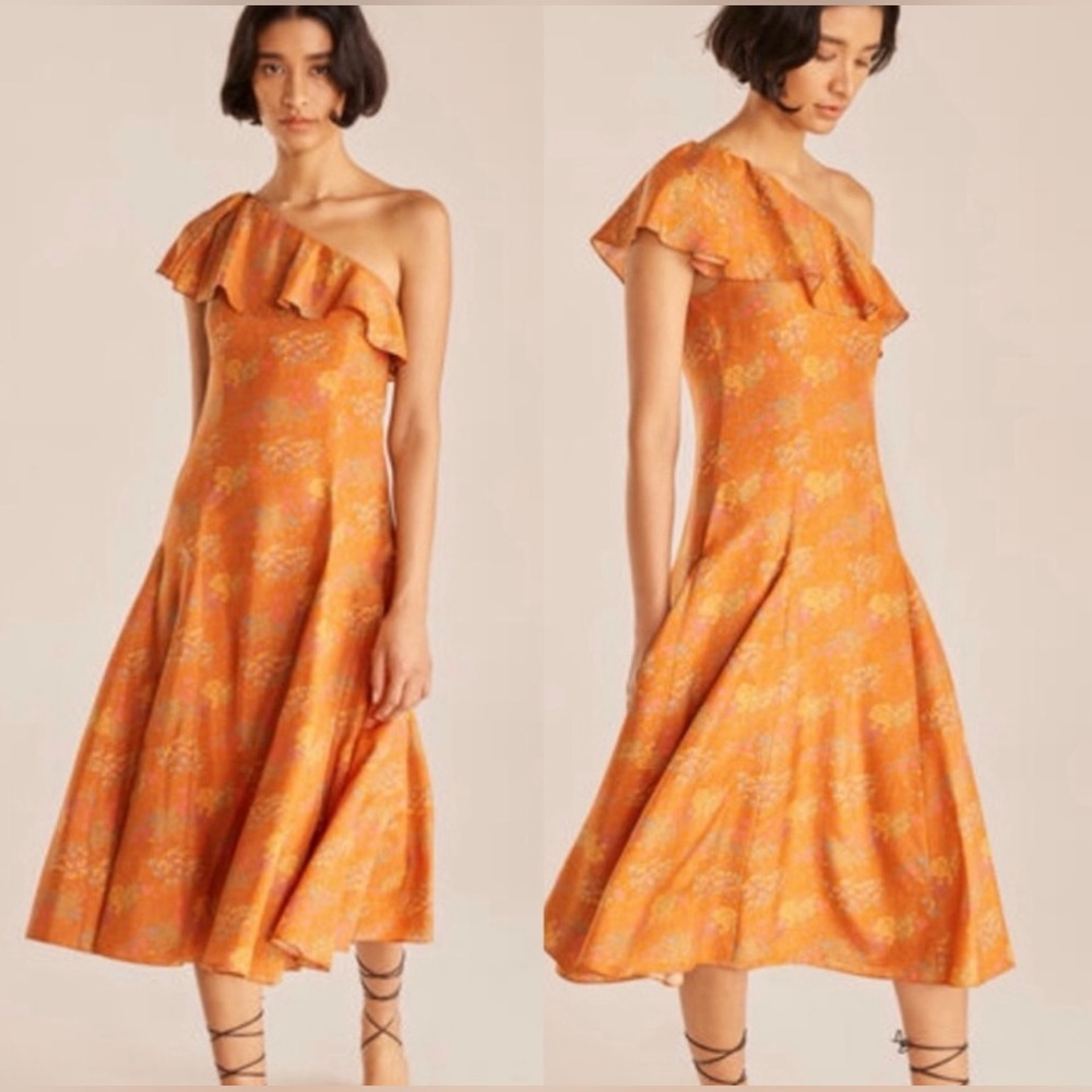 Rebecca Taylor Midi Floral Dress